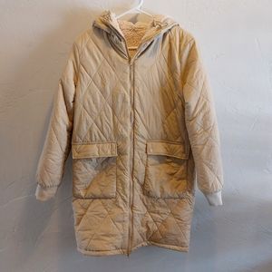 Reversible winter coat